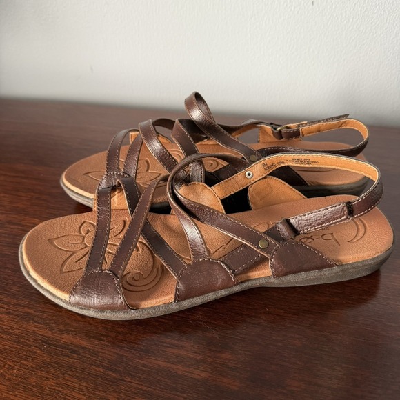 Børn Shoes - BOC Born concept Sandals Womens 9M Altheda Criss Cross Strappy Brown Comfort